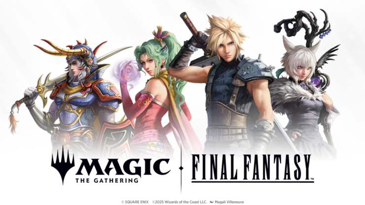 Sephiroth and Cloud from Final Fantasy in Magic: The Gathering crossover set